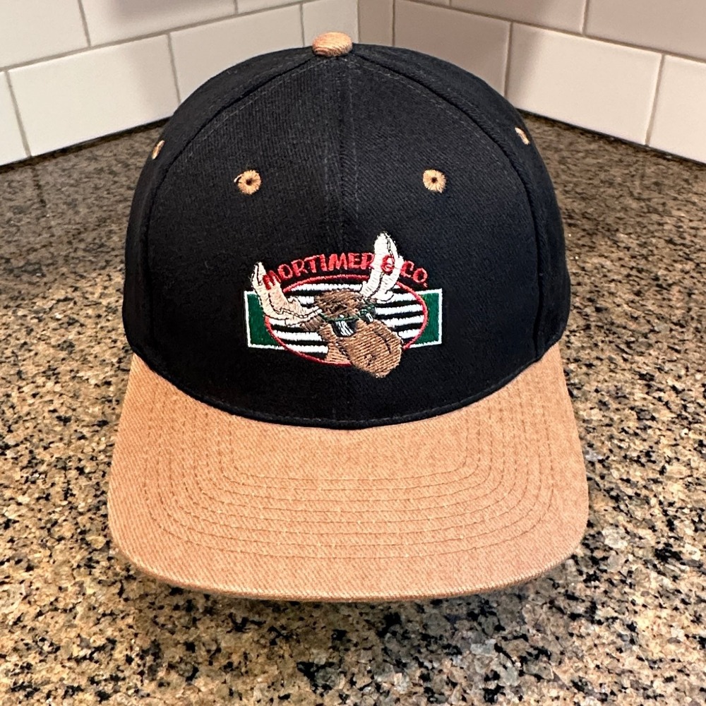 Vtg‎ Mortimer & Co. Ketchikan Alaska Moose Headliners by IAA Inc. Hat Deadstock